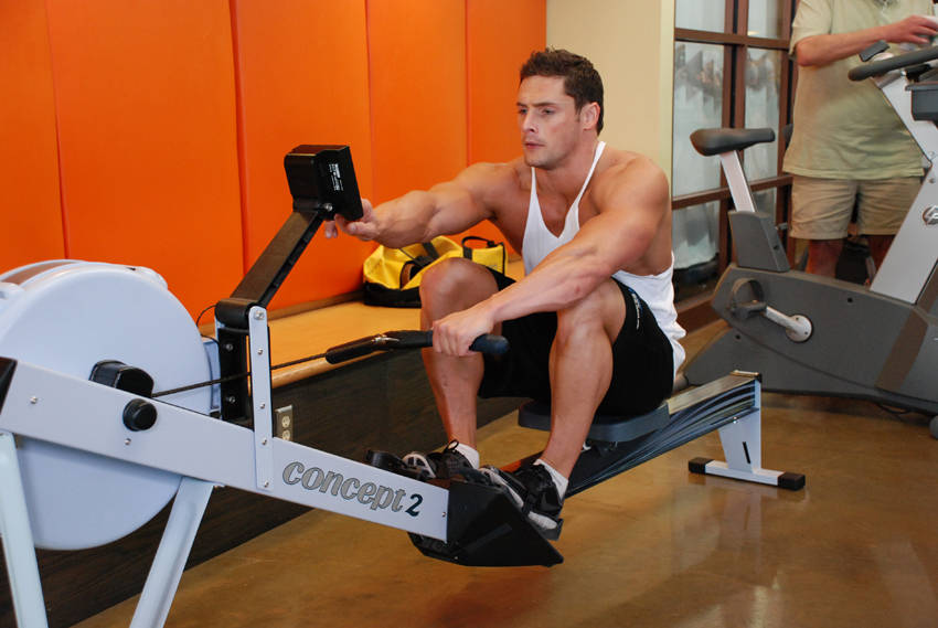 Rower Burst — start position