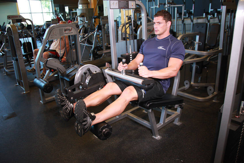 Seated / Lying Leg Curl — start position